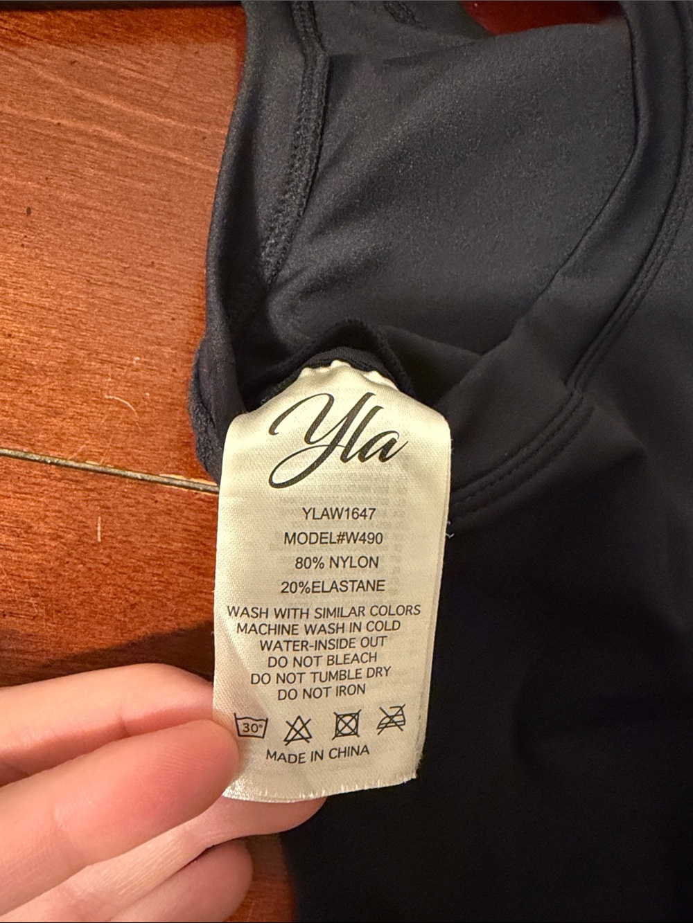 YoungLA Black Racerback Performance Tank - Picture 4 of 6